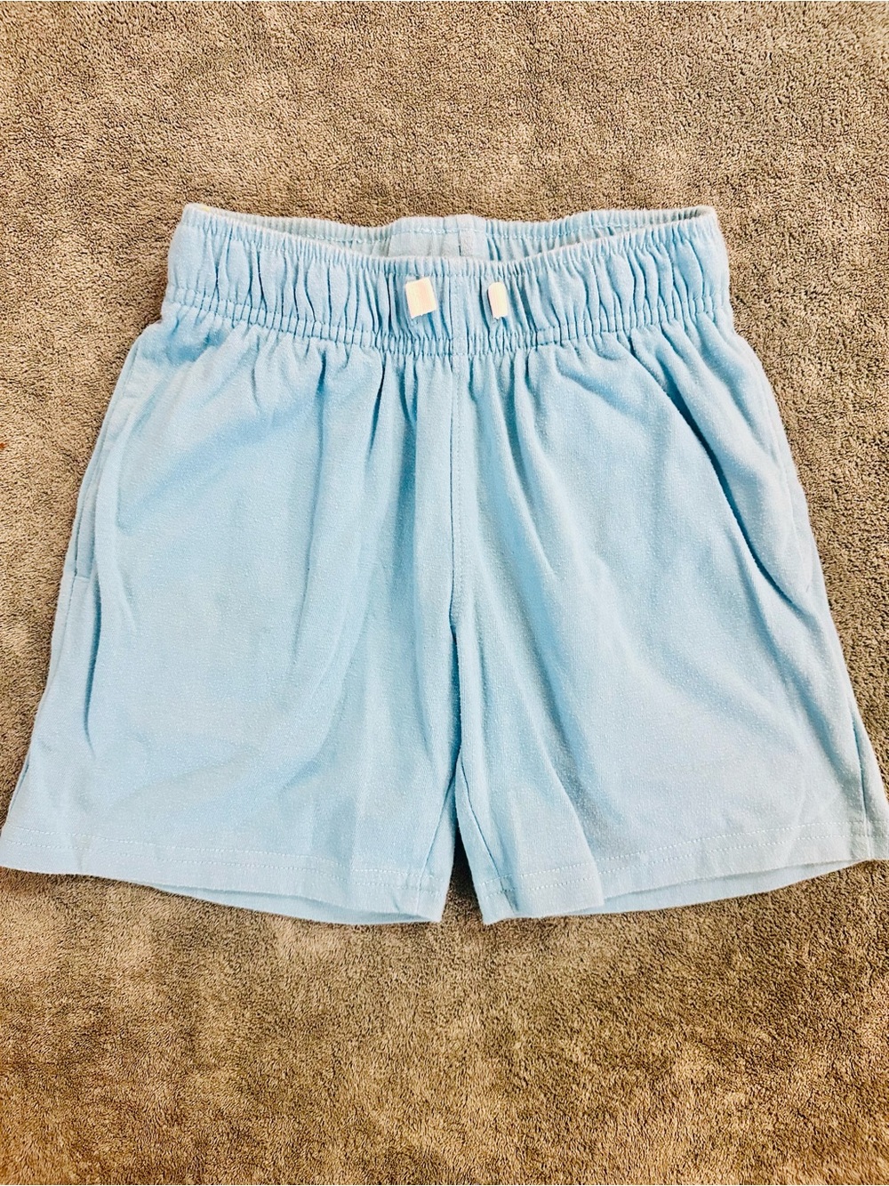 Cat & Jack Light Blue Pull-On Shorts Girls XS 4/5 Elastic Waist